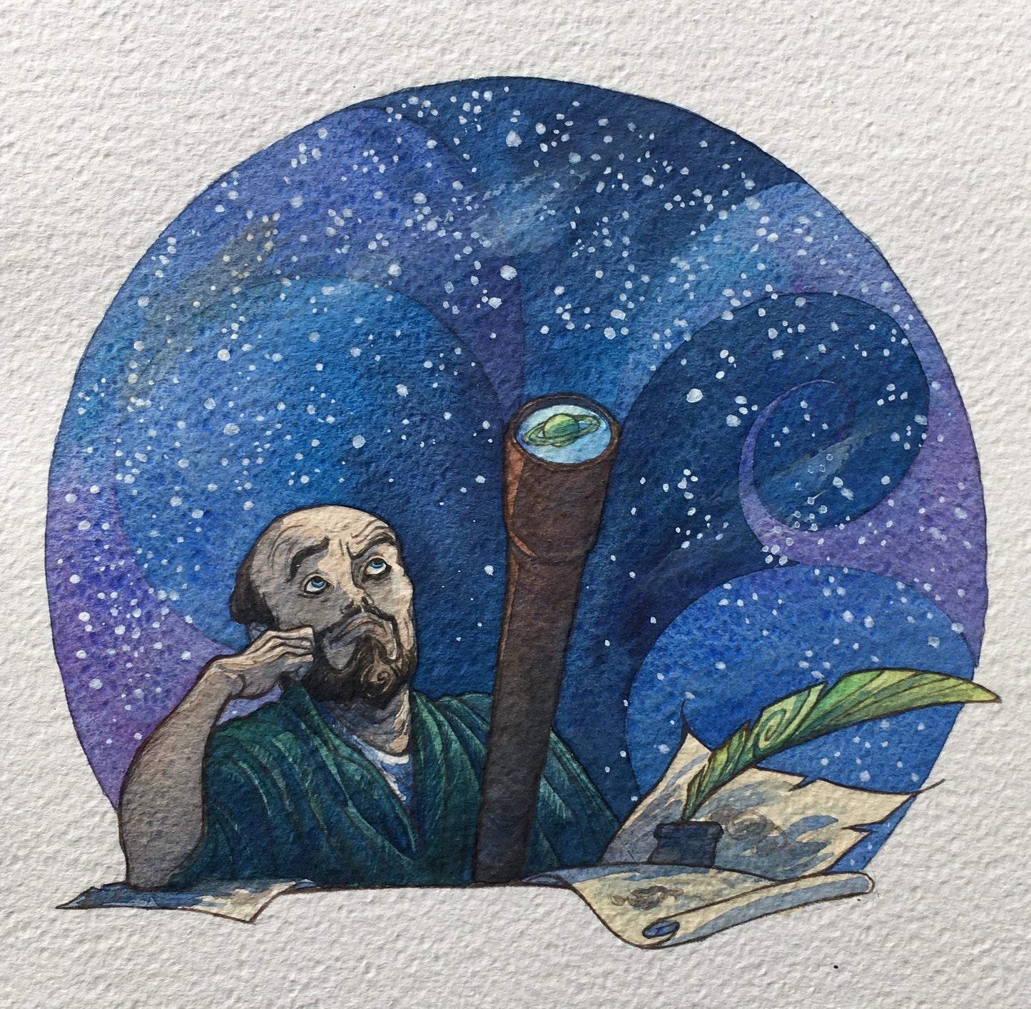 Galileo studia Saturno